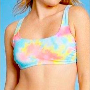 Target pastel rainbow bathing suit top